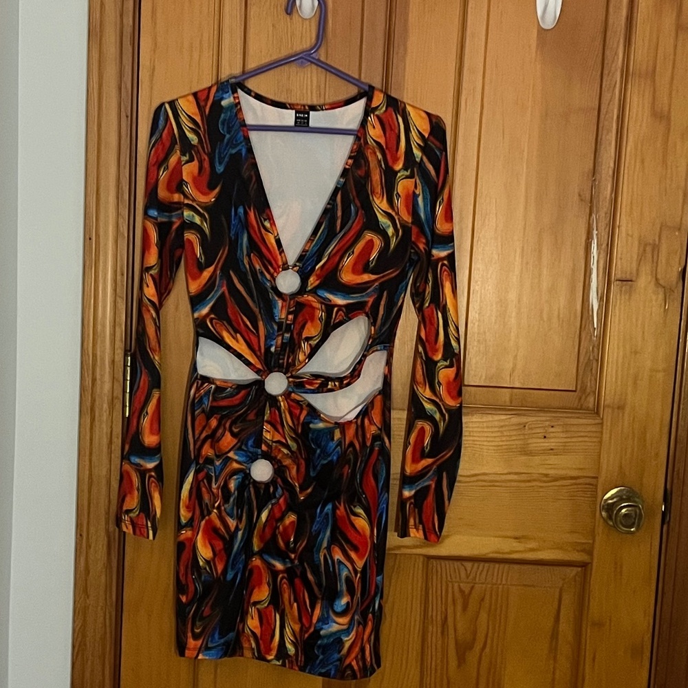 Sexy Artsy Vacation Club Dress